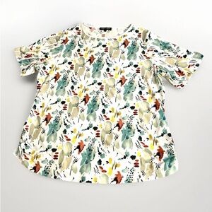 Claire France Plus Size Women’s Abstract Colourful‎ Lightweight T-shirt